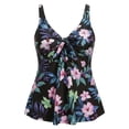 thumbnail image 4 of Women's Flowy Tankini Top With Printed Plus Size Swimsuit, 4 of 4