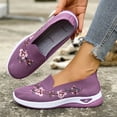 thumbnail image 4 of Caywon Women Loafers Sneakers, Embroidered Floral Mesh, Breathable Lightweight Casual, Comfortable Ladies Shoes Zapatillas Mujer, 4 of 8