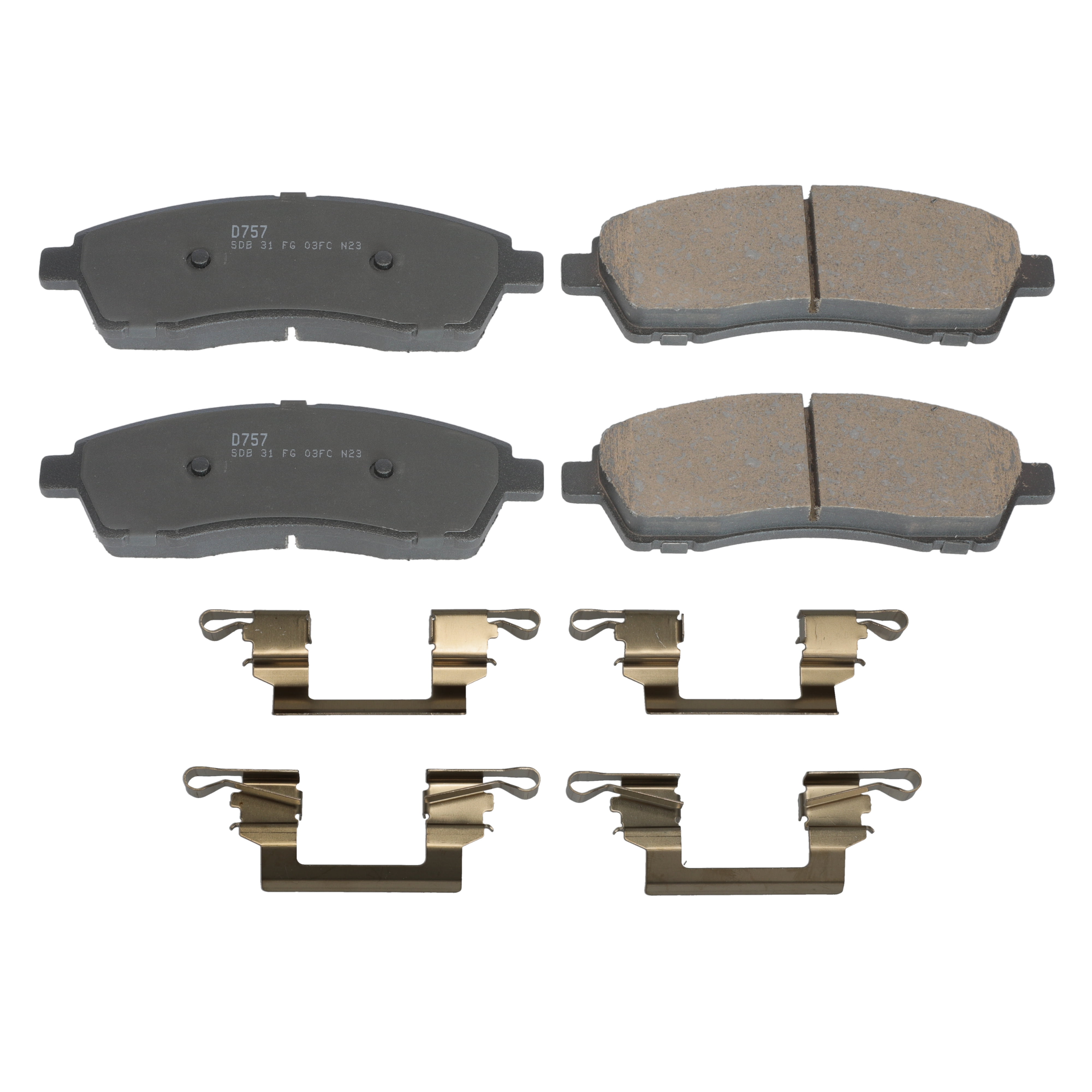 Winstop Brake Pad Set, Rear WS.0757.0.C, Ford F-250 Super Duty 2004-1999