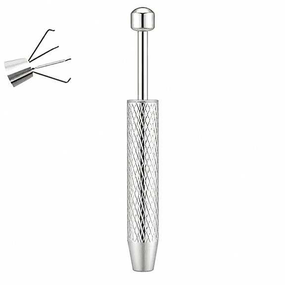 Pawlora Piercing Taper Ball Grabber Tool for Changing Jewelry 14G 16G 18G 20G Stainless Steel Flat Back Earrings Applicator Tool Threadless Insertion Pin Thread Body Piercing Kit for Ear Nose Lip