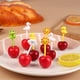 thumbnail image 3 of Juego de tenedor de fruta de dibujos animados para niños, palillo de dientes, palillo de comida, Mini pastel de aperitivos, postre, pastel, Bento, vajilla para niños, 1 Juego, 3 of 4
