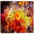 thumbnail image 2 of DESIGN ART Designart - Return of Stained Glass - Contemporary Canvas Print 32 in. wide x 16 in. high, 2 of 3