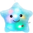 thumbnail image 1 of （5PCS）Creative Glowing LED Night Light Twinkle Star Shape Plush Pillow Stuffed Toys, 1 of 2
