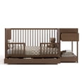 thumbnail image 4 of Graco Teddi 5-in-1 Convertible Baby Crib and Changer with Drawer, Hazelnut, 4 of 9