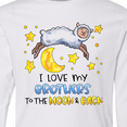 thumbnail image 4 of Inktastic I Love my Brothers to the Moon and Back Cute Sheep Long Sleeve Youth T-Shirt, 4 of 5