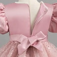 thumbnail image 5 of Toddler Tutu Dress Little Girls Fluffy Summer Dresses Casual Party Tulle Sundress for Kids 2-10Y Pink 2-3 Years, 5 of 5