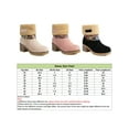 thumbnail image 2 of Frontwalk Women Snow Boots Mid-Calf Warm Shoes Plush Lined Winter Boot Work Casual Ladies Pull On Beige 5.5, 2 of 6