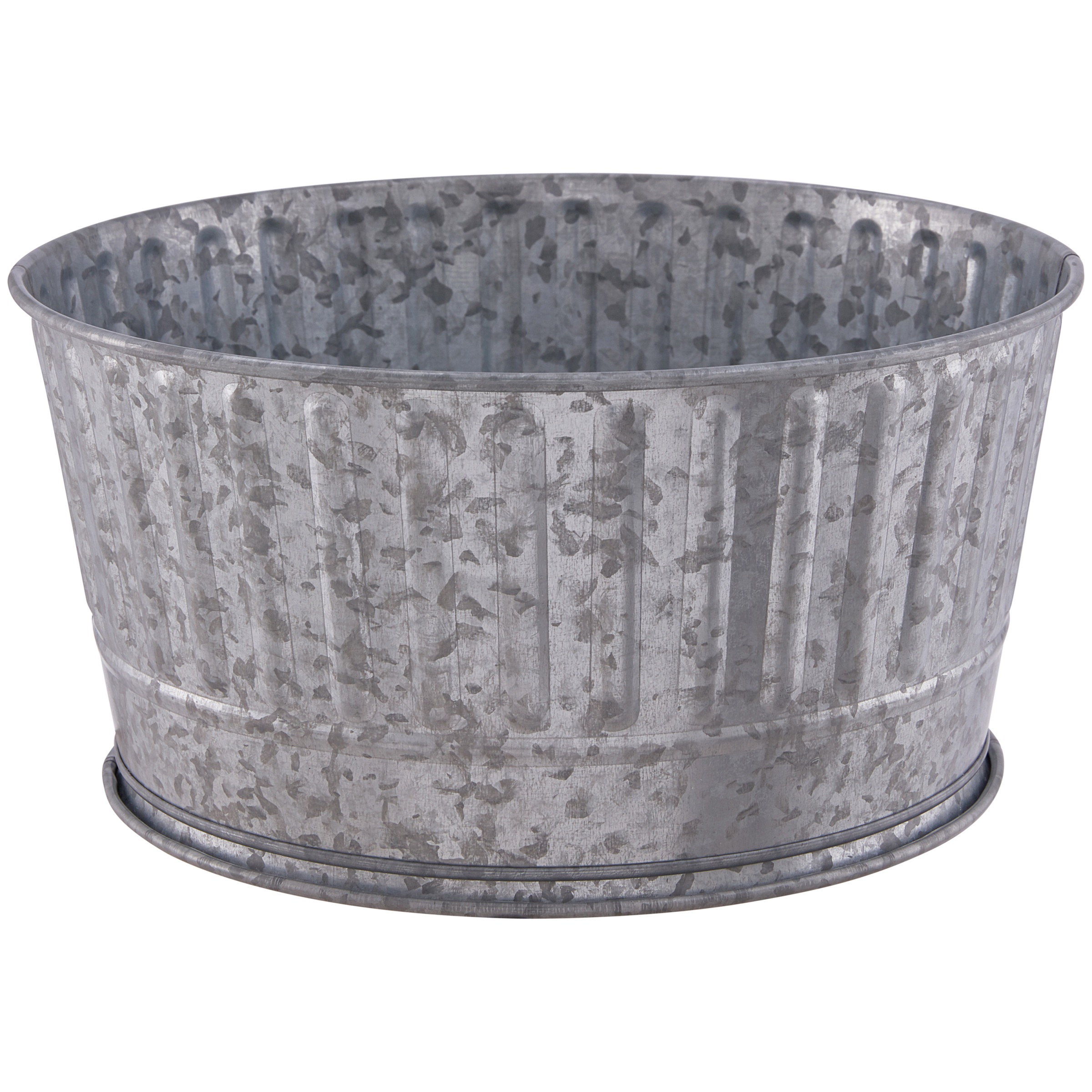 "Better Homes & Gardens Galvanized Steel 11.92" Round Beverage