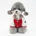 thumbnail image 5 of Camiseta de béisbol para perros, camiseta deportiva para perros de interior suave y cómoda, elástica y transpirable MFZFUKR CPB-YY861-5, 5 of 5