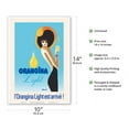 thumbnail image 2 of Orangina Light has Arrived! (L’Orangina Light est arrivé!) - Vintage Advertising Poster by Bernard Villemot - Master Art Print 10in x 14in, 2 of 4