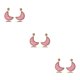 thumbnail image 3 of Pendientes colgantes Minnieouse en forma de luna Rosa claro, 3 of 6
