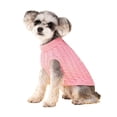 thumbnail image 3 of Ropa de invierno para mascotas, suéter informal de lana tejida de color sólido, grueso y cálido, 3 of 6
