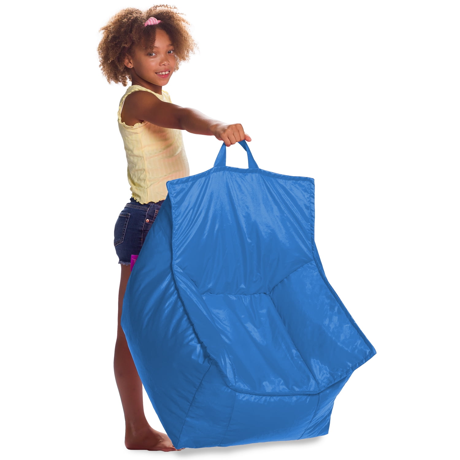 Posh Creations Newport Bean Bag Chair, Kids, 2.1 ft, Royal Blue