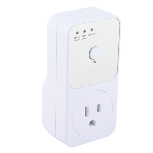 Protector De Voltaje, Amplio Rango De Temperatura PC Protector De Voltaje Para Refrigerador Enchufe De EE. UU. UU. Seguro Multifuncional Para Electrodomésticos