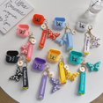thumbnail image 4 of Compatible with AirPods 3 Case Butterfly, Silicone Cartoon 3D Cover for AirPod 3 Case with Butterfly Keychain, Kids, 4 of 4