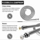 thumbnail image 5 of 2m Heavy-Duty Shower Hose with Chrome Finish and Brass Connector for Universal Use, 5 of 5