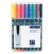Angle View: Staedtler Lumocolor Permanent Marker Set of 8 - Assorted, Fine