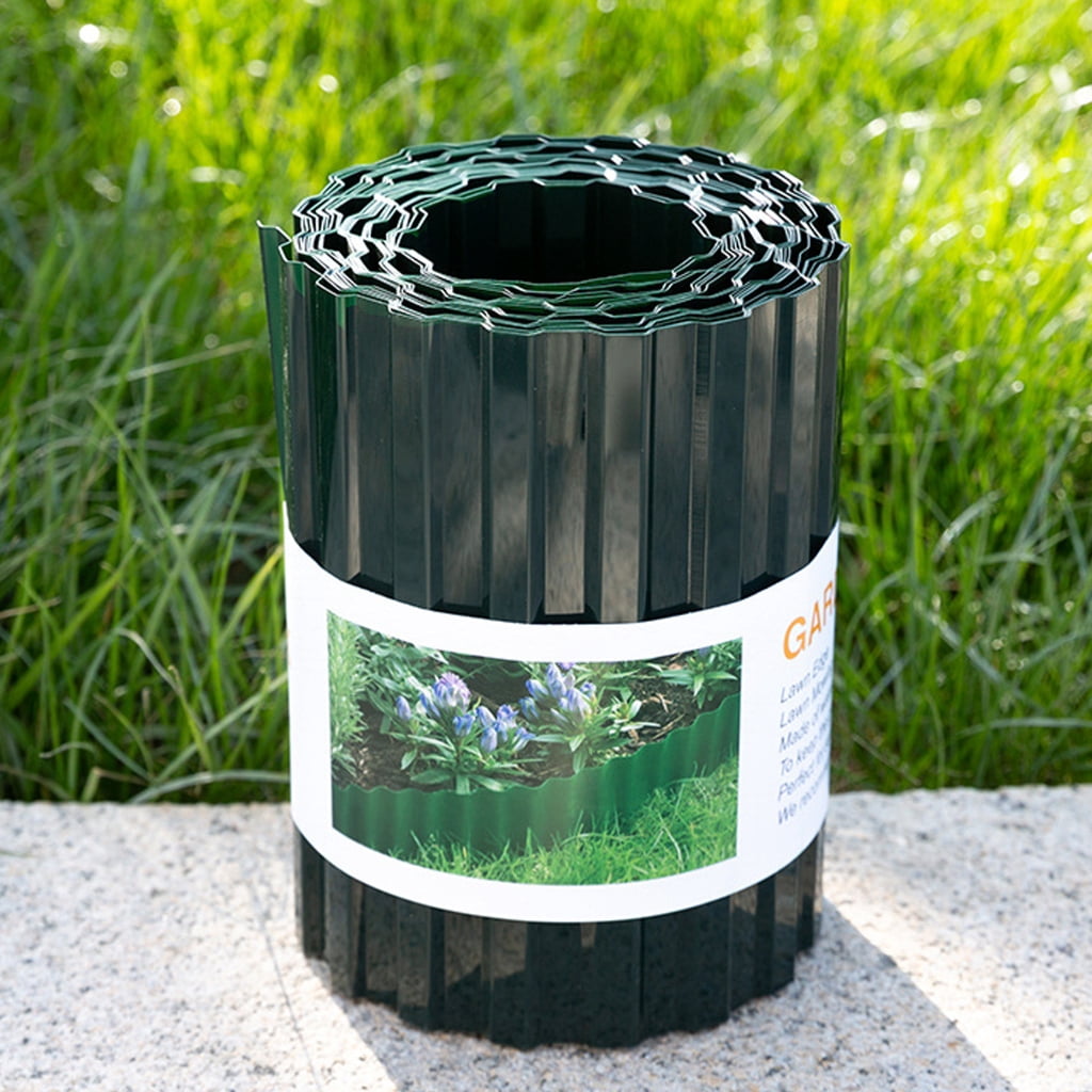 CEORPER Outdoor Durable Corrugated Plastic Lawn Edging Border Weather Resistant For Garden And Landscape Use