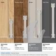 thumbnail image 4 of Amerock Lintel 5-1/16 inch (128mm) Center-to-Center Polished Nickel Cabinet Pull, 4 of 7