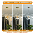 thumbnail image 2 of Diente De León Araña De Cristal +8 Bombillas Led-g9 Tricolor, 2 of 5