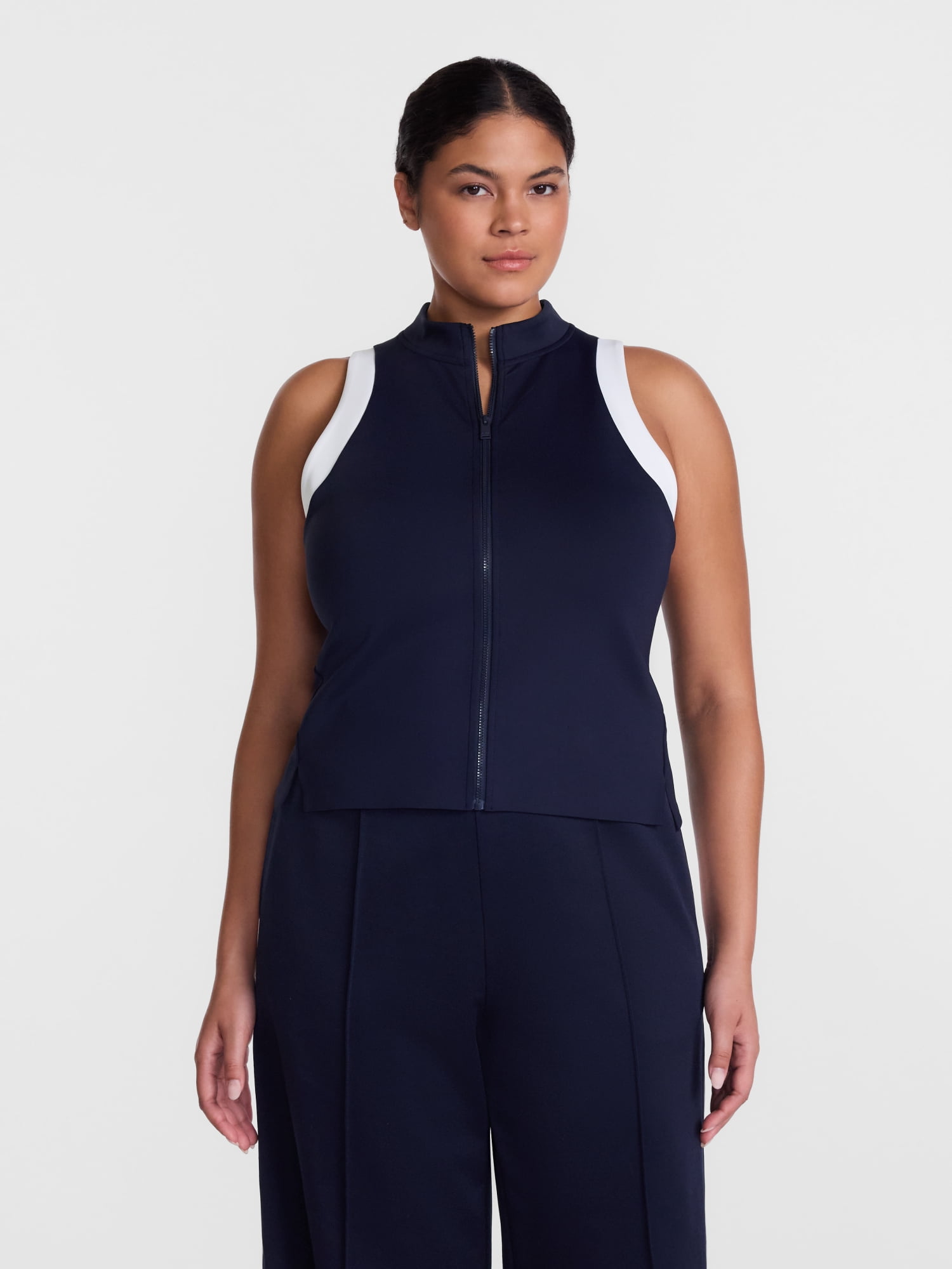 Avia Women's Full Zip Tank Top, Sizes XS-XL
