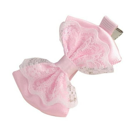 

MPWEGNP Hair Baby Hairpin Child Girl Cute Bowknot Lace Hair Clips Accessories Baby Care Dry Wipes Sensitive Skin Chinese New Year Kids