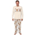thumbnail image 3 of Highland Cow And Reindeer Matching Family Christmas Pajamas, Family And Dog Holiday PJs, Plus Sizes, With Pockets, 3 of 7