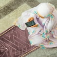 thumbnail image 3 of Boreal Craft Intriguing Flannel Carpets Eid Festival Traditional Rugs Prayer Kneeling Mats Quality Carpets For Arabic Celebrations Shag Bedroom Rug Pumpkin Throw Blanket Cute Blankets for Women, 3 of 5