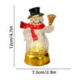 thumbnail image 3 of PEIBang Christmas Glowing Snowman Light,Christmas Snowman Light LED Night Light Tabletop Decorations for Indoor Holiday Home Party Supplies, 3 of 7