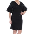 thumbnail image 3 of Ralph Lauren Womens Raeyana Sheath Dress, Black, Large, 3 of 4