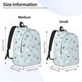thumbnail image 3 of Yiaed Bee Flower Print Backpack, Premium Laptop Backpack, Travel Backpack for Women, Lightweight Backpacks, Comfortable Back Pack-Small, 3 of 7
