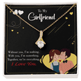 thumbnail image 2 of To My Girlfriend  I am Nothing Alluring Ribbon Necklace Message Card, 2 of 20