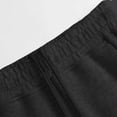 thumbnail image 4 of TOWED22 Girl's Baggy Sweatpants Elastic Waist Sports Wide Leg Pants Cute Clothes(Black,6-7 Y), 4 of 7