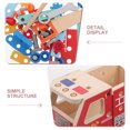thumbnail image 3 of Minkissy 1 Set Wooden Tool Bench Multi for Hand Eye Coordination Training for Early Education, 3 of 7