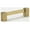 Satin Brass, variant on Alno C718-4-PC Contemporary Swarovski Crystal 4" Cabinet Pull Polished Chrome