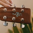 thumbnail image 4 of 6x Pegatinas De Guitarra Marcadores De Traste Decoración DIY Regalos Serpiente, 4 of 8