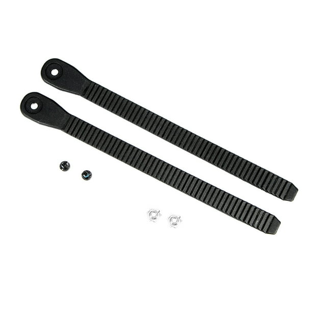2pcs Black Snowboard Ankle Ladder Belt Fastening Strap Skiing Toe Strap  Replacement For Snowboard Ski Gears Accessories 