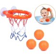 thumbnail image 1 of Mini aro de baloncesto, divertido aro de baloncesto para baño, juguete de baño, mini ventosa de baloncesto, Dunker para baño, juguetes para bebés, bañera para bebés, juguetes de agua (3 bolas) Ormromra LN-0914, 1 of 7