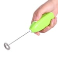 thumbnail image 2 of Nimomo Electric Stirrer Durable Mixer Stirrer 4 Colors Fashionable Hot Drinks Milk Coffee Frother Eggbeater Foamer Electric Mixer Stirrer(Green), 2 of 7