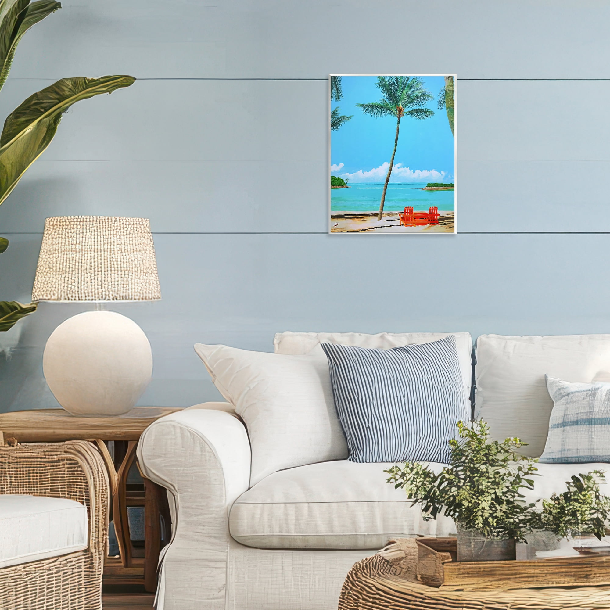 Stupell Industries Dreaming Of Palm Trees Wall Plaque Art, design by John Jaster
