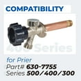 thumbnail image 3 of 630-7755Wall Hydrant Repair Kit Compatible with Prier Faucet Repair500 400 300, 3 of 7