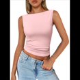 thumbnail image 1 of Chaleco Sin Mangas Sexy de Moda para Mujer Rosa L, 1 of 8
