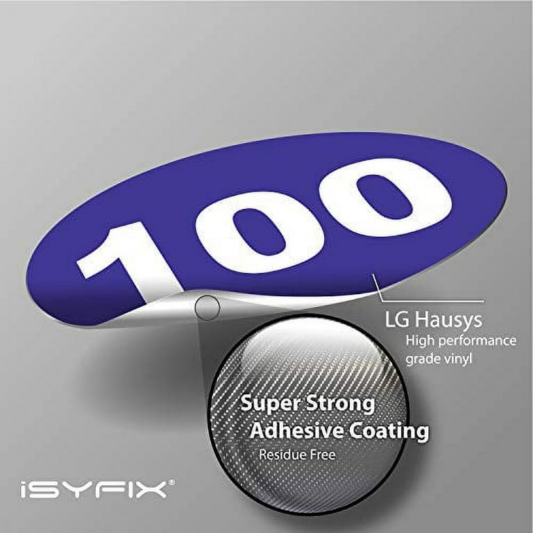 Isyfix Blue Consecutive Number Stickers - 1 to 100, 2-Inch, 1 Set - Vinyl Self Adhesive Premium Decal, Ideal for Inventory, Stor