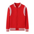 thumbnail image 4 of Thickly Lined Fashionable Baseball Jacket, 4 of 4