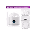thumbnail image 4 of Lámpara De Mesa De Cristal Ocean Wave Con Control Táctil BLANCO, 4 of 5