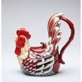 thumbnail image 3 of Ceramic Red Rooster Teapot 14oz 7.5in Farmhouse Kitchen Tea Party Gift Decor, 3 of 3