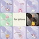 thumbnail image 3 of Protector de lente de cámara de película de vidrio de Hello Kitty para Iphone 14 Plus 13 12 Mini 11 Pro Max, Kuromi de dibujos animados, Cinnamoroll, cubierta de lente completa, 3 of 4