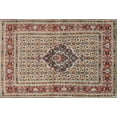thumbnail image 1 of Ahgly Company Machine Washable Indoor Rectangle Traditional Tan Brown Area Rugs, 6' x 9', 1 of 7