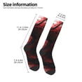 thumbnail image 2 of Sikiie Cool Black And White Dragon Knee Socks, High Socks Long Stretchy Sock Women Knee High Stocking, Long Socks for Women, 2 of 6