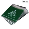 thumbnail image 1 of 100PCS Christmas Treat Bags Creative Patterns Cookie Bags Candy Treat Bags, 1 of 10